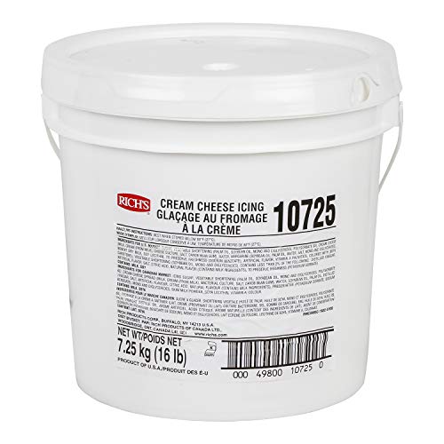 Rich's Buttercream Style Icing Pail, Cream Cheese, 16 lb pail #1