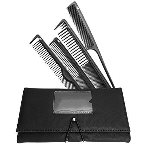 Set de 4 peines de carbono profesional JW miniatura 1