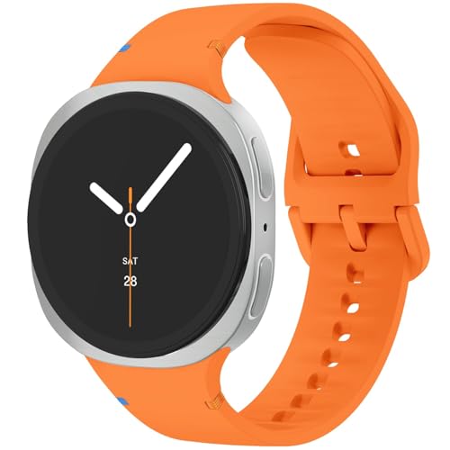 Image of VEMIGON Sport Band Compatible with Samsung Galaxy Watch 8 /8 Classic, No Gap One Click Soft Silicone Replacement Strap for Galaxy Watch 8 40mm 44mm /8 Classic 46mm