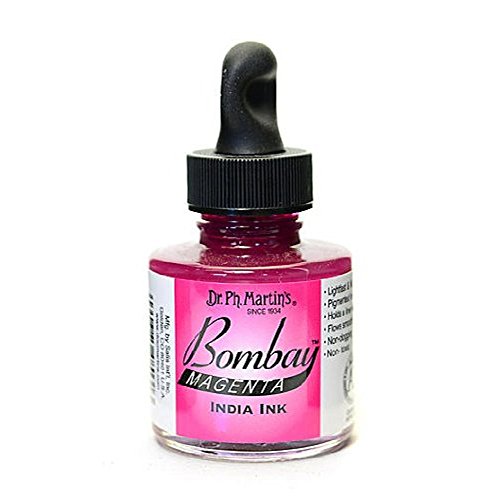 Dr. Ph. Martin's Bombay India Ink, 1.0 oz, Magenta (3BY)