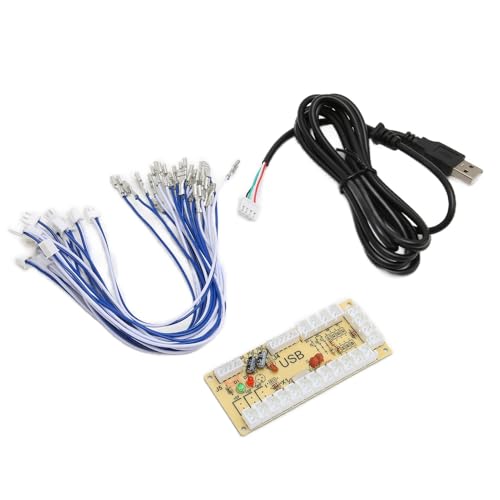 Haofy Encodeur USB D' Rentable sans Délai pour PC Prend en Charge Divers Appareils de Jeu pour XP 7 8 Fournitures de Console de Jeu D'