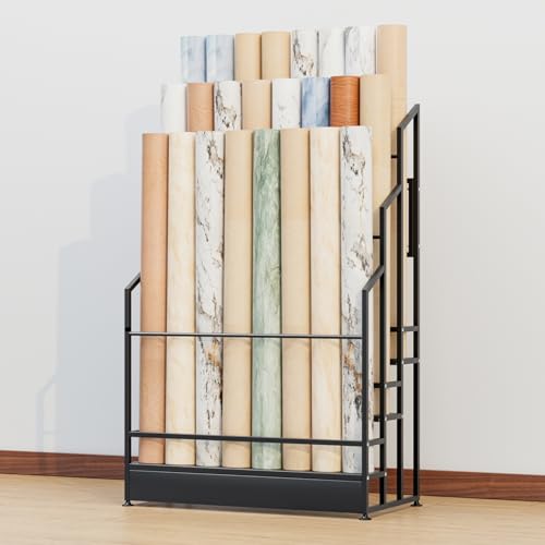 Présentoir de Rouleaux de Vinyle Vertical 3 Niveaux