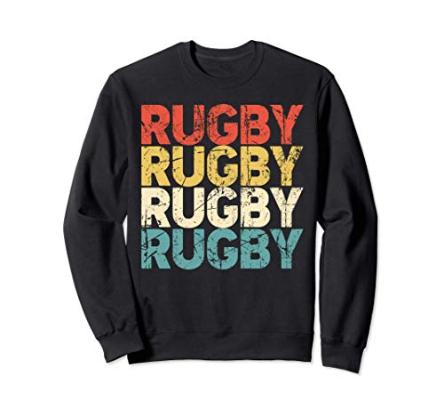 Retro Rugby Player Gift - Vintage Rugby Sudadera