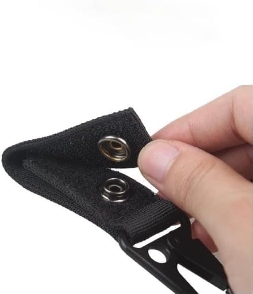 Tactical Molle Key Ring Gear Key Keeper Nylon Belt Keychain Molle Webbing Key Clip Buckle for Belts Molle Bag,ssuitable for outdoor sports (3-pack) - Image 3