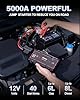 5000A Jump Starter Car Battery Jumper Starter Portable with Jumper Cable, Quick Charge Power Bank, 3 Modes Flashlight, Compass #1