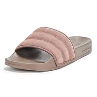 adidas Unisex Adilette Shower Slides Sandal, Earth Strata/Earth Strata/Earth Strata, 7 US Men