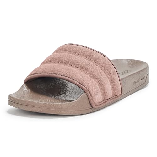Image of adidas Women ADILETTE SHOWER Synthetic Swim Slide FTWWHT /GOLDMT /BOGOLD | LUT50