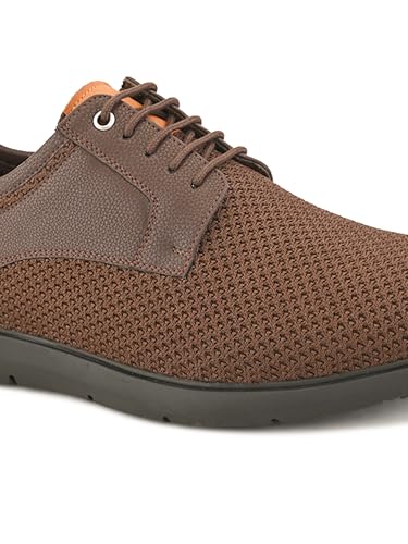 Image of San Frissco Men's Solid Sneaker Casual Lace-Up Shoes | Soft Cushioned Footbed with EVA Sole | Comfortable and Trendy Casual Shoes for Office and College