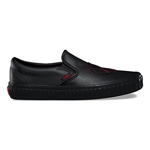 Vans Classic Slip-On (Marvel) Black Widow/Black VN0A38F7U7K Mens 6.5, Womens 8