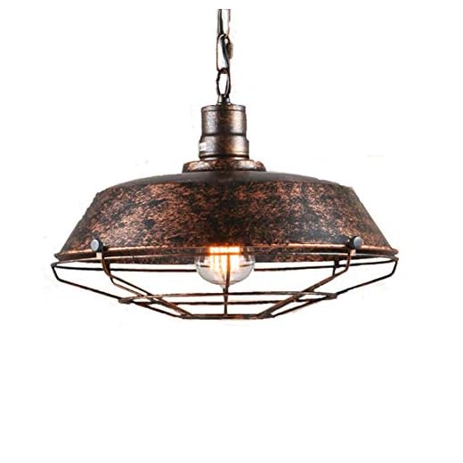 hongyupu Lampskärm ljus hängande lampa nyanser för tak hängande belysning tak kök hängande belysning för tak vintage taklampor rost