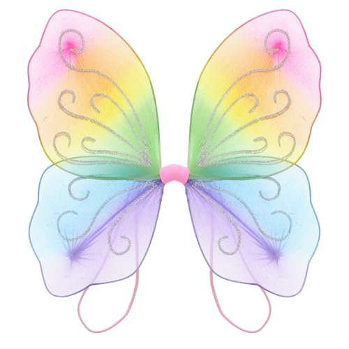 Zacs Alter Ego Small Girls Fancy Dress Glitter Butterfly Fairy Wings