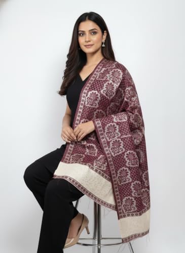 Image of KRITI Premium Woolen Shawl for Women - Soft, Warm & Elegant Winter Wrap