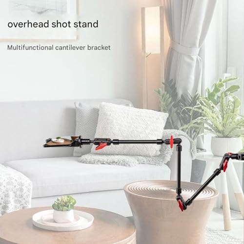 Soporte voladizo para cámara de acción, videocámara para teléfono inteligente, soporte de abrazadera para fotografía en vivo para tablet, cámara web, brazo de estudio - imagen 7