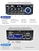 Stereo Home Audio Amplifier Receiver AK45, 400W Bluetooth 5.0 HiFi Stereo Power Amplifier 2.0 Channel RMS 40W x 2 Home Audio System with Remote Control Amp W/MIC,USB,RCA,FM Radio