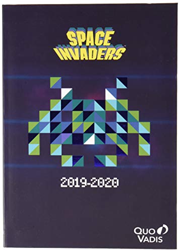 Télécharger Quo Vadis Space invaders TEXTAGENDA Agenda scolaire Journalier 12x17cm Année 2019-2020 Livre eBook France