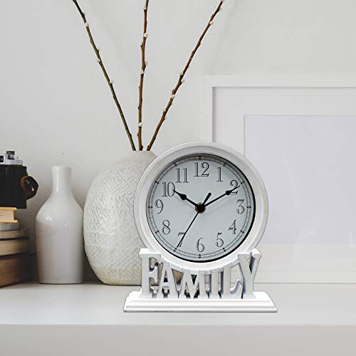 Reloj de mesa con cristal HD antirreflejos para una lectura perfecta de la hora 7