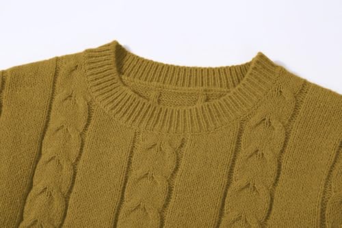 Image of CHARTOU Women's Winter Chunky Cable Knit Long Skirt 2 Piece Outfit Sweater Sets