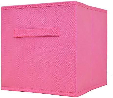 Folding Storage Cube Space Saver Tidy Home Bedroom Playroom Toys Pack of 4 Foldable Storage Cube Home Storage Storage Box Storage Chest Folding Storage Box