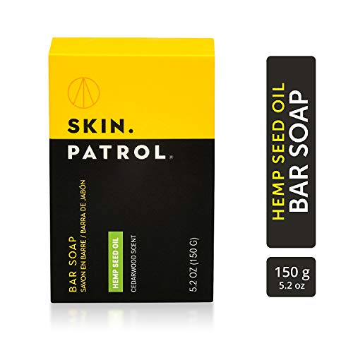 Skin Patrol Hemp Soap - Bar Soap With Hemp Seed Oil - Sulfate-Free, Paraben-Free #TOP4
