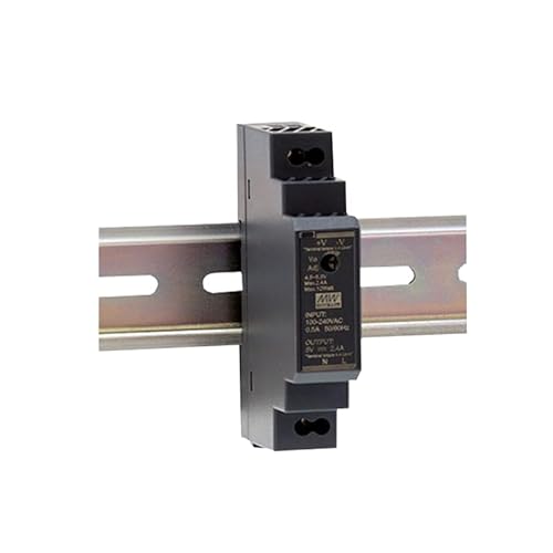MEAN WELL HDR 15W 24V 0.63A Switching Power Supply, AC Single Output DIN Rail HDR-15-24 Ultra Slim Step Shape Power Supply Driver Transformer