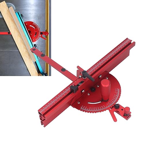 Table Saw Miter Gauge System,Miter Gauge System Fence with Limit Stop, Accurate Engraving Machine Accessories for Table Saw - Image 4