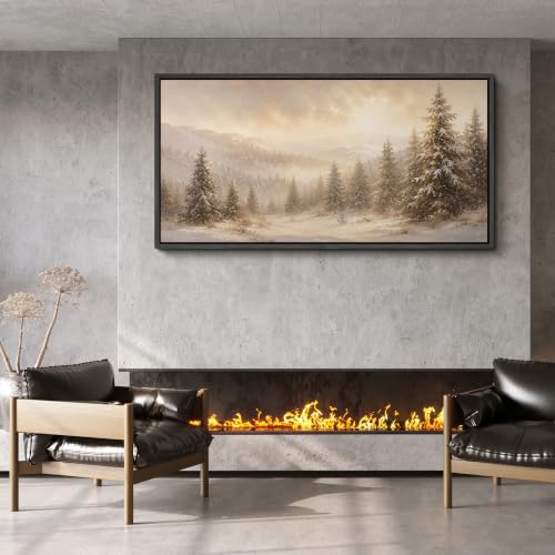 Image of MUDECOR Extra Large Framed Canvas Print Wall Art Pine Art for Living Room