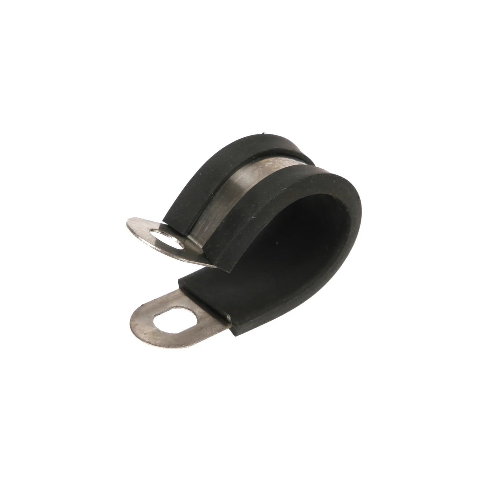 Abrazadera de Manguera sillín Clips P Forrados Goma Acero Inoxidable 304 for Montaje y Cable tubería Paquete 10 6-24 mm(20mm)