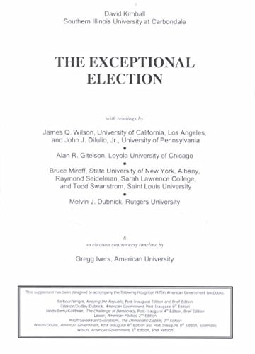 Preisvergleich Produktbild AG 2001 Election Supplement Magazine