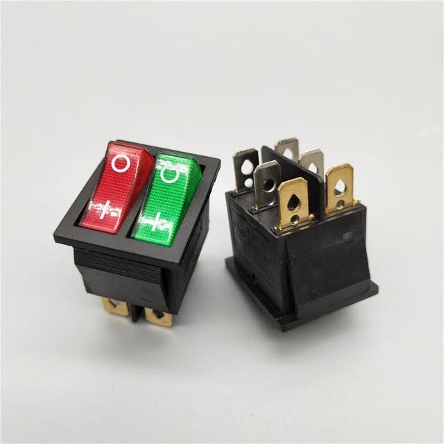 Interrupteur de lumière étanche CD8 6PIN 16A double marche-arrêt