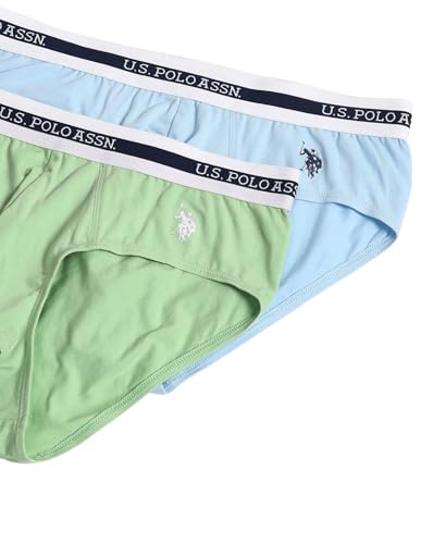 Image of U.S. Polo ASSN. Mens OEB02 Elasticized Waist Underwear Briefs - Pack of 2