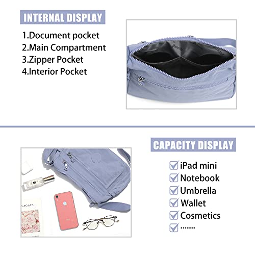 Bolso Crossbody impermeable para mujer multi-bolsillos miniatura 6