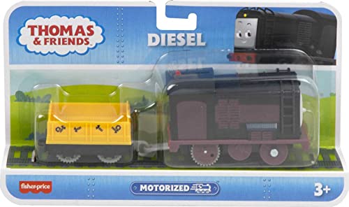 Fisher-Price HDY63 - Thomas & Friends gemotoriseerde speelgoedtrein, diesellocomotief op batterijen met oplaadspeelgoed voor kleuters vanaf 3 jaar - Image 7