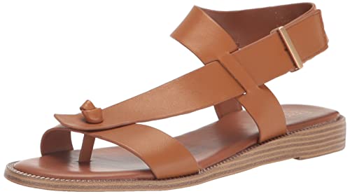 Image of Franco Sarto Womens Glenni Ankle Strap Flat Sandals