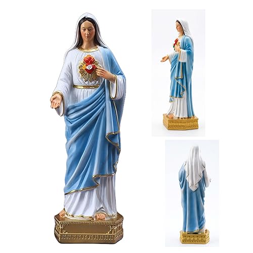 Estatua Virgen María Resina 8 pulgadas miniatura 2