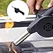 GMBYLBY Outdoor Charcoals Starter Tool Hand Cranks Blower Heatproof Manual Air Blower for Faster Charcoals Ignitions Detachable Handle Blower
