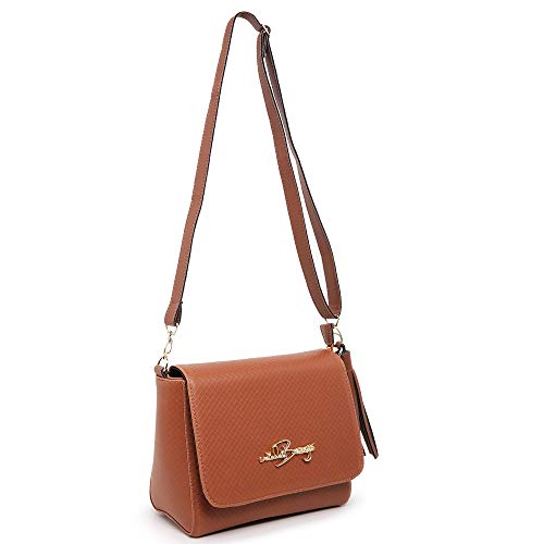 Bolsa Willibags feminina transversal + chaveiro franja em promoção (Carmelo)
