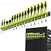 Olsa Tools Magnetic Screwdriver Organizer | Premium Quality Tool Holder | Fits up to 16 Screwdrivers | Black and Green