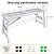 Work Platform Scaffolding Equipment, Portable Folding Scaffolding, Multipurpose Work Platform Scaffold Tower Ladder Stool Work Ben, 882 Lbs Load, Galvanized Steel, for Ceiling Cleaning, Car