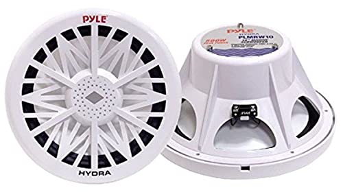 Image of Pyle Hydra Marine Amplifier and Subwoofer Bundle | Upgrade Your Boat Sound System