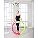 DRUNA Indigo Rhythmic Gymnastics Hoop Cover Protective Case, Universal Size 60-90 cm | Ideal for Competitions and Training (Black-Pink)