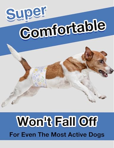 Image of Dono Disposable Male Dog Diapers, Super Absorbent Male Dog Wraps for Small to Large Dogs, 360 Leak-Proof with Wetness Indicator,XS,24PCS