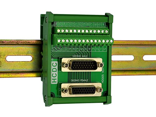 Module d'interface DB26HD mâle-femelle pour rail DIN - 4