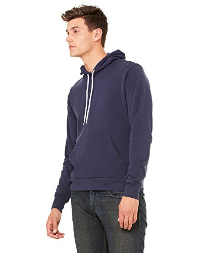 Bella Poly-Cotton Fleece Pullover Hoodie (3719) Navy, XL3