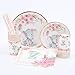 Elephant Baby Shower | Stunning Real Rose Gold Foil | Serves 16 | Elephant Party Supplies | Elephant Baby Shower or Birthday for Little Girl