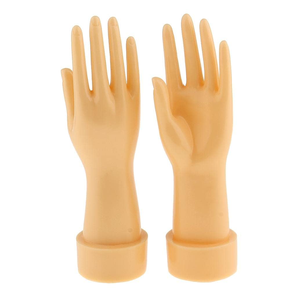 Loop Female Mannequin Hand for Gloves Jewelry Watch Rings Bracelet Display | Display Stand for Organizing Accessories (Skin)