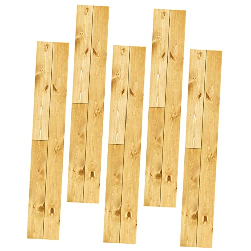 Planches de sol autocollantes en grain de bois amovibles pour rénover salon