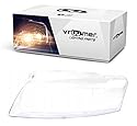 VROOMER Scheinwerferglas kompatibel mit Audi A8 S8 D3 4E Facelift 2002-2010 Lichtscheibe Scheinwerfergläser Frontscheinwerfer Streuscheibe links