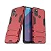 Produktbild DHXX Artikel for Huawei Honor 9A Fall, Dual Layer weicher TPU + harter PC Stoß- Schutz Rüstungs-Kasten mit Kickstand for Huawei Honor 9A (Color : Red)