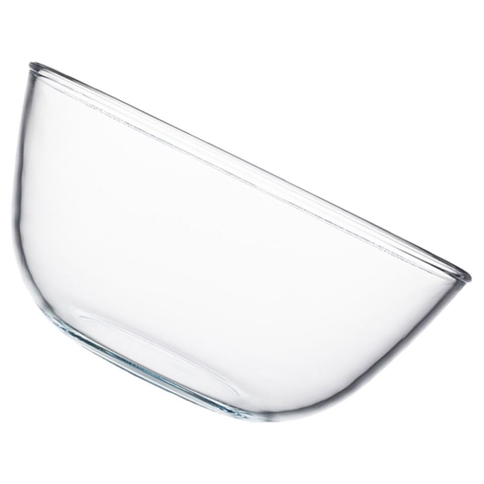 Bol en verre élégant vaisselle esthétique pour présentation soignée