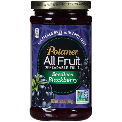 Polaner All Fruit Spreadable Fruit, Seedless Blackberry, 15.25 Ounce